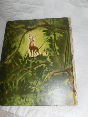 Vintage 1941 First Edition Walt Disney Bambi Book w/Lithograph Illustrations