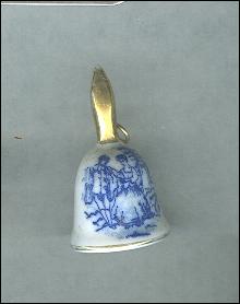 Vintage Miniature Porcelain Bell
