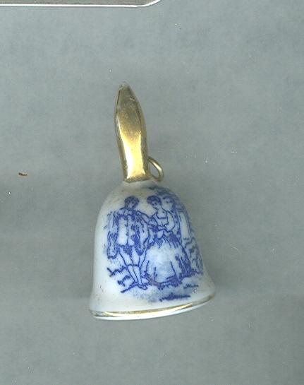 Vintage Miniature Porcelain Bell
