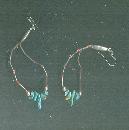 Sterling Silver & Turquoise Loop Earrings