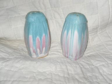 Vintage Art Pottery Salt & Pepper Shaker Set