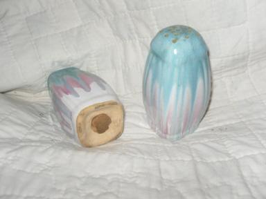 Vintage Art Pottery Salt & Pepper Shaker Set