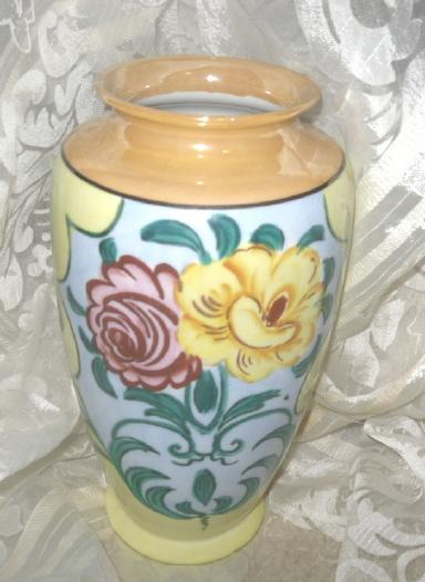 Vintage Peach Luster Lustreware Vase **Large Size**