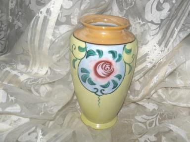 Vintage Peach Luster Lustreware Vase **Large Size**