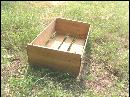 Vintage Wood Shipping Crate w/.Paper Label