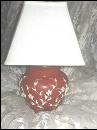 Vintage Glass w/Applied Decoration Table Lamp