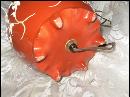 Vintage Glass w/Applied Decoration Table Lamp