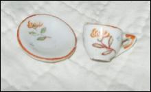 Vintage Miniature Porcelain Cup & Saucer **Made in Japan