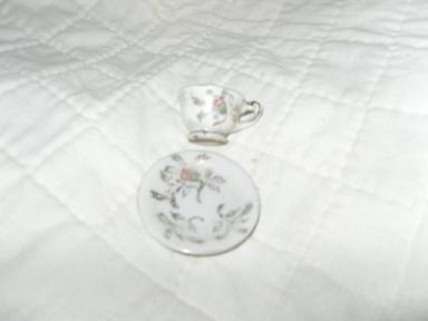 Vintage Miniature Tea Cup & Saucer