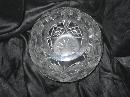 Vintage Large Crystal Rose Bowl