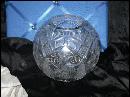 Vintage Large Crystal Rose Bowl