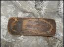 Vintage Rustic Wood Shoe Shine Stand Box