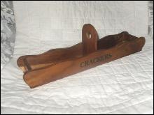 Vintage Wooden Cracker Caddy
