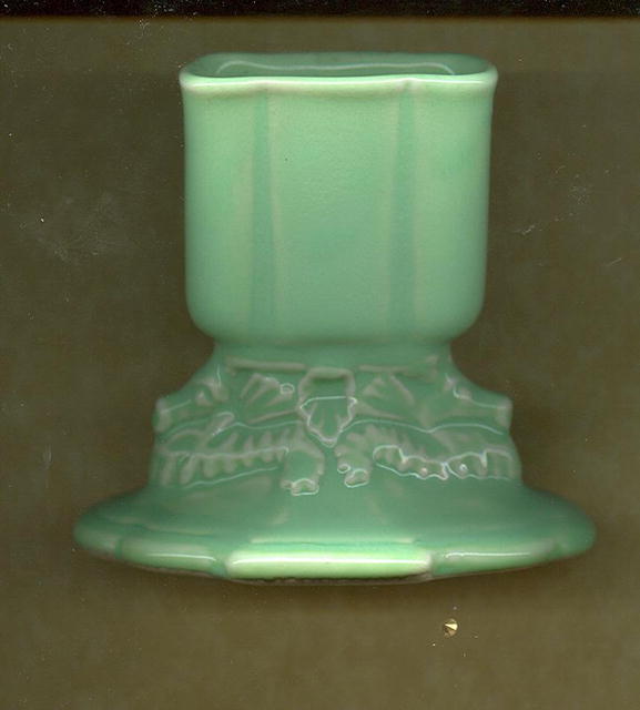Antique Cowan Art Pottery Seahorse Vase