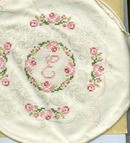 Beautiful Cross Stitched Pillow Top