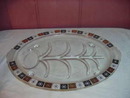 Vintage 1950's Large Inland Glass Platter