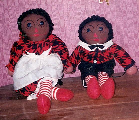 SALE Raggedy Ann & Andy Dolls