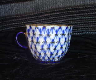 Antique Blue and White Meissen Teacup