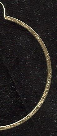 10 KT Gold Hoop Earrings