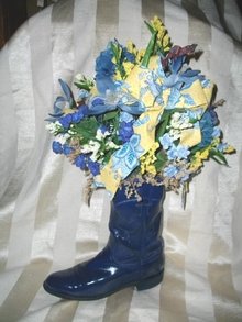 Cowboy Boot Flower Arrangement **Most Colors Available
