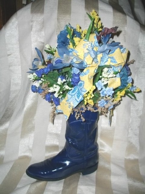 Cowboy Boot Flower Arrangement **Most Colors Available
