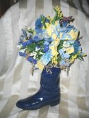 Cowboy Boot Flower Arrangement **Most Colors Available