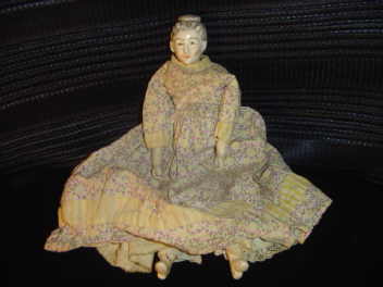 Antique Porcelain Shoulder Doll