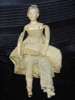 Antique Porcelain Shoulder Doll