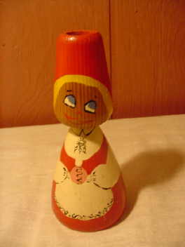 Hand Made Wooden Candle Holder
