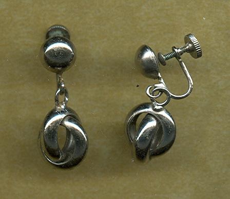 SALE Vintage Screw Back Earrings by Marino