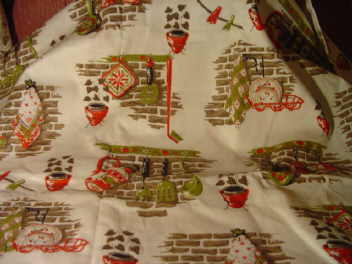 1940's Vintage Kitchen Fabric
