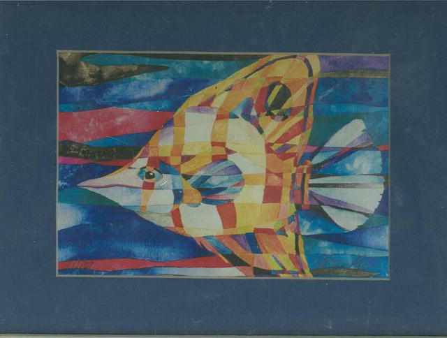 SALE Colorful Fish Watercolor