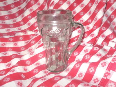 Coca Cola Glass Mug Set **Set of 6**
