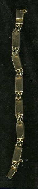 18 KT Gold Child's Link Bracelet