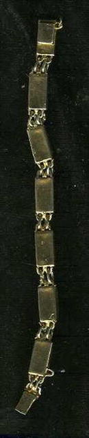 18 KT Gold Child's Link Bracelet