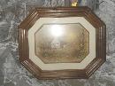 Vintage Homco Home Interior Country Church Picture