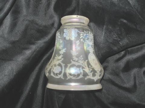 Antique 4 Light Chandelier w/4 Art Glass Shades *** LOOK!! LOOK!! LOOK***