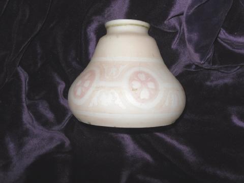 Vintage Art Nouveau Cased Glass Light Shade