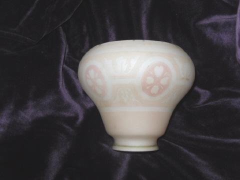 Vintage Art Nouveau Cased Glass Light Shade