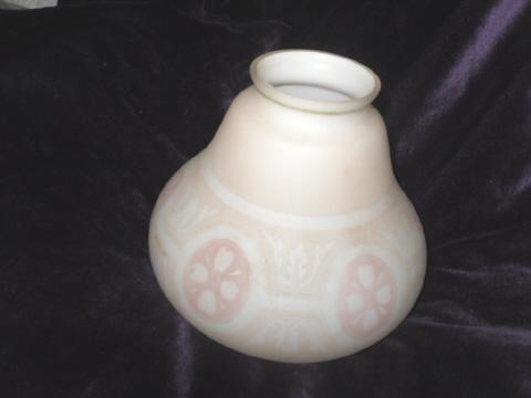 Vintage Art Nouveau Cased Glass Light Shade