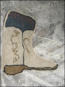 Cowboy Western Boot Rug