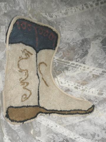 Cowboy Western Boot Rug
