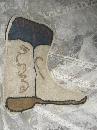 Cowboy Western Boot Rug
