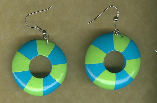 Fun Summer Hoop Earrings