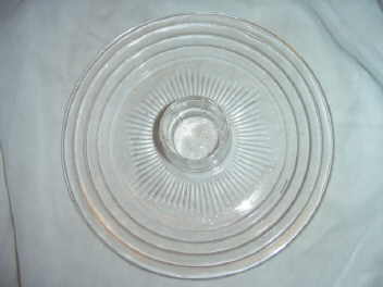 Safe Serv Glass Serving Dish