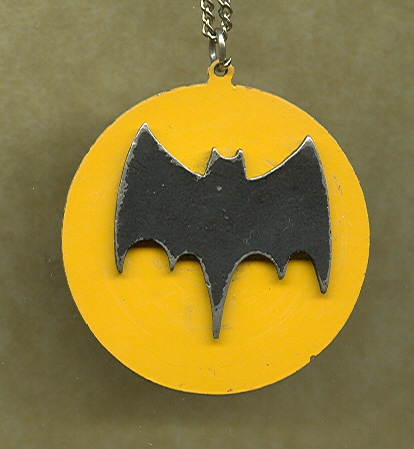 Vintage Enamel Batman Pendant