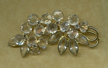 Large Crystal Brooch