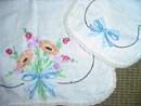 3 Piece Doilie Set Hand Crochet & Needlepoint