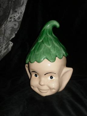 Vintage Pixie Elf Cookie Jar