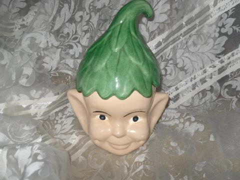 Vintage Pixie Elf Cookie Jar